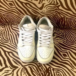 Nike Dunk Low Coconut Milk, White Sail DJ6188-100 Men Size 8.5 (USED)